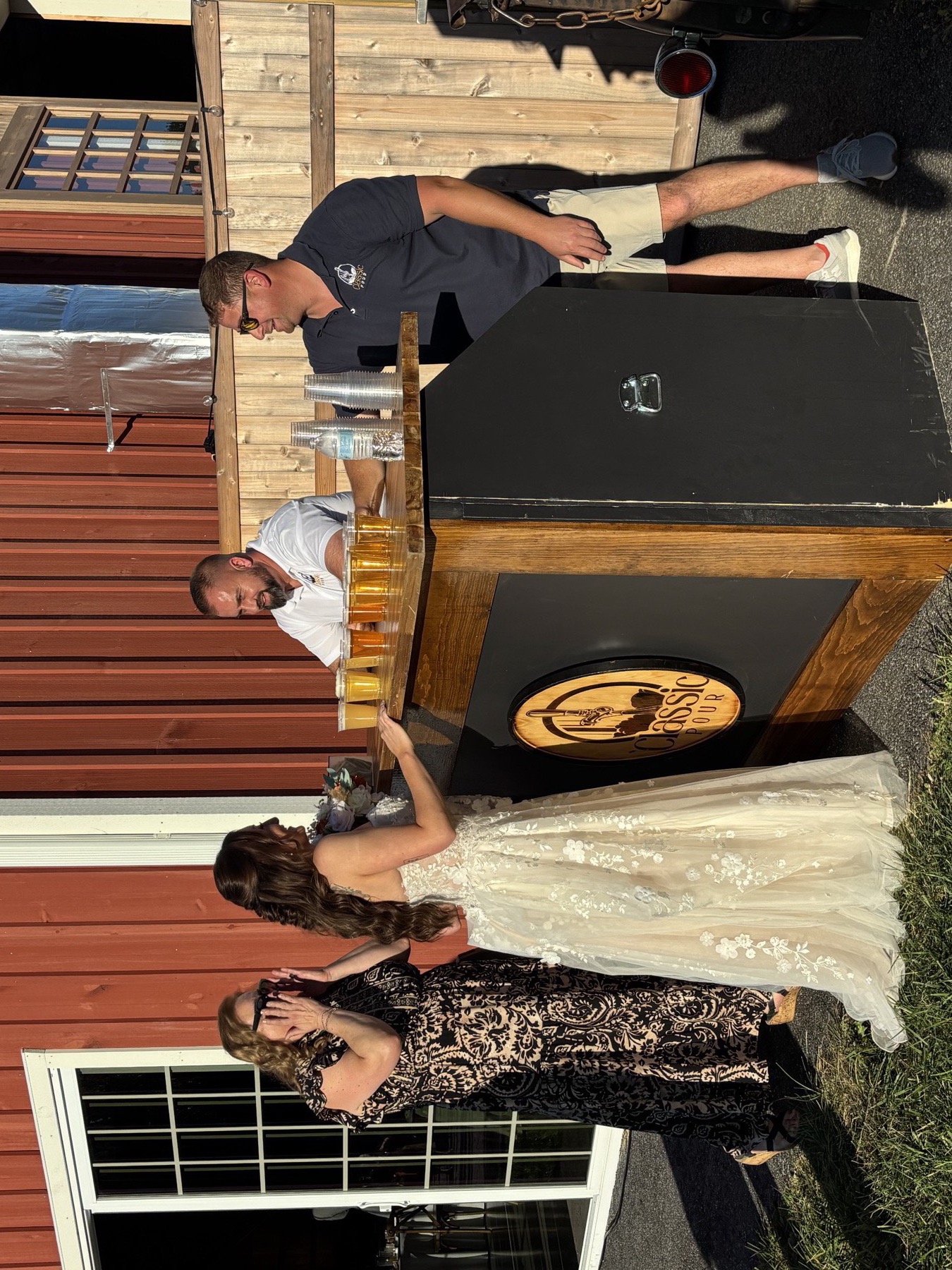 Classic Pour wedding bar service